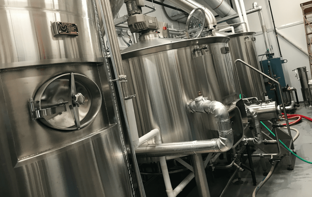 Stainless Steel Brewing Equipment North Point Brewing Lower Lonsdale