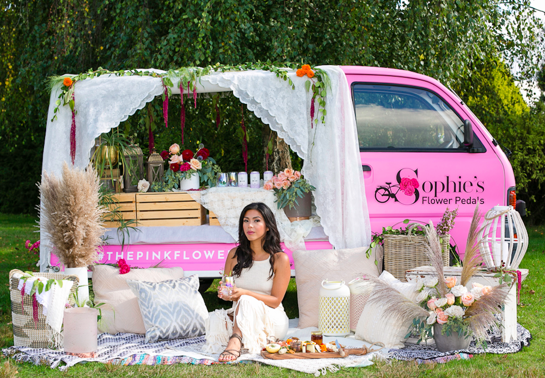 Sophies Flower Pedals Mobile Boutique Design Consultant Wedding Birthday North Vancouver