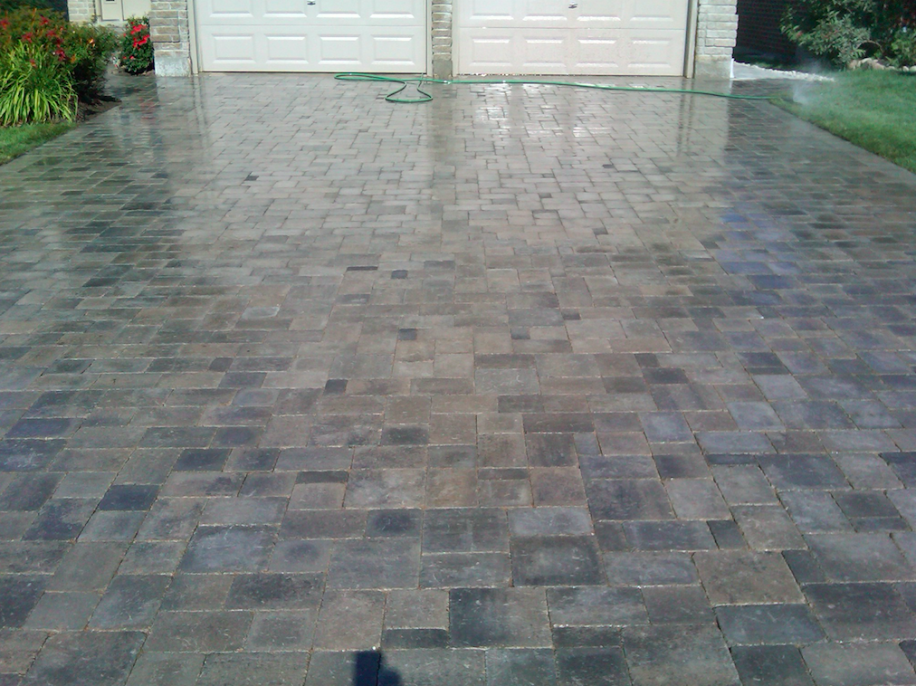 Custom Stone Tile Driveway Landscaping North Vancouver British Columbia Canada with Innate Projects