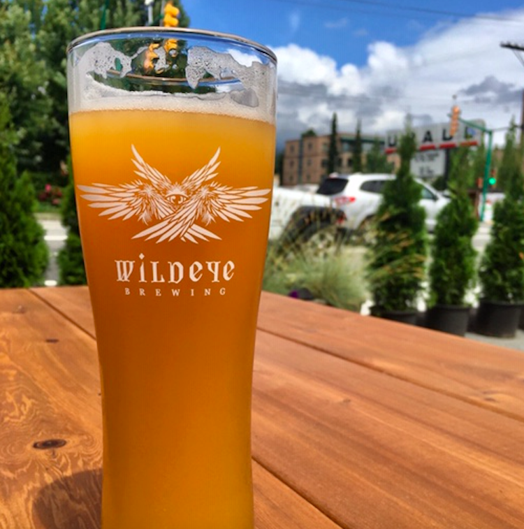 Glass of Craft Beer Wildeye Brewing North Vancouver British Columbia Canada