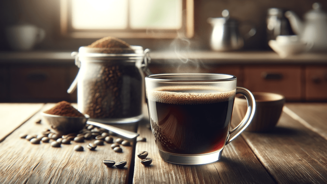 how to make instant coffee taste better by adding cold water first
