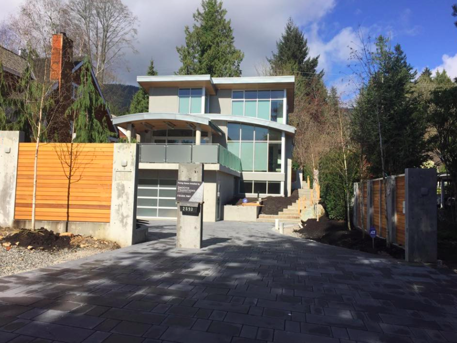 New Custom Concrete Home Building Construction North Vancouver