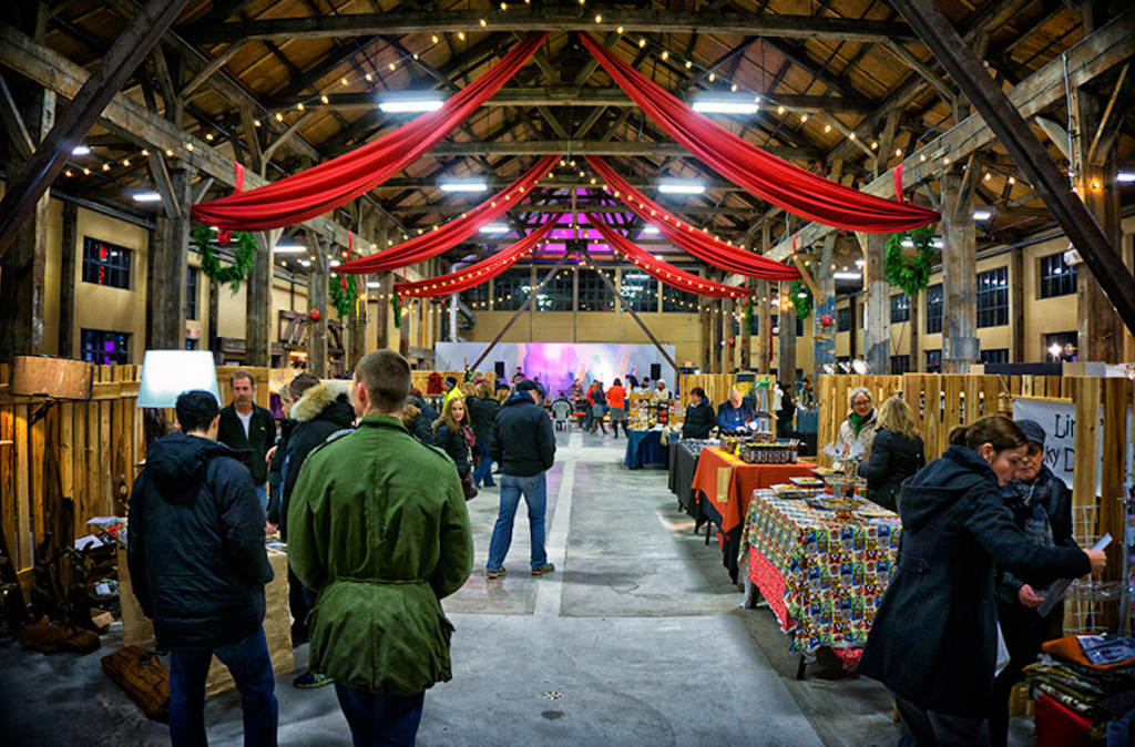 Shipyards Christmas Market Pipe Shop Venue North Vancouver