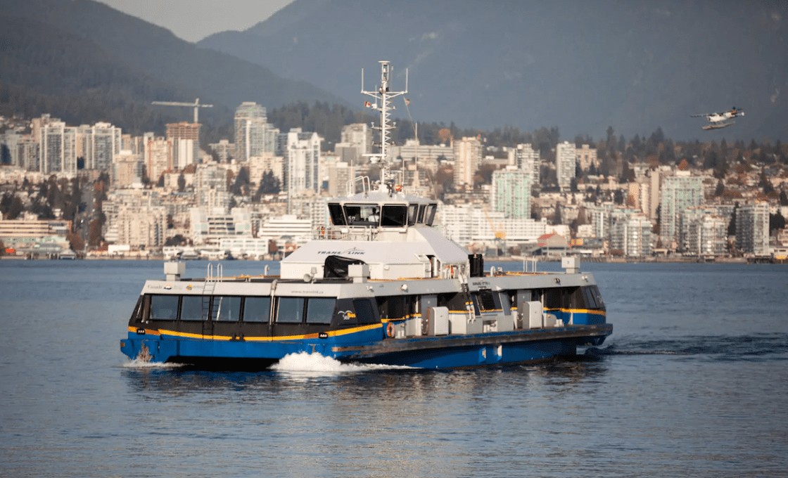 Lonsdale Quay Seabus North Vancouver Skyline