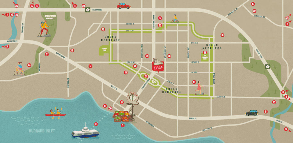 Crest Condo Building Adera Development Area Map