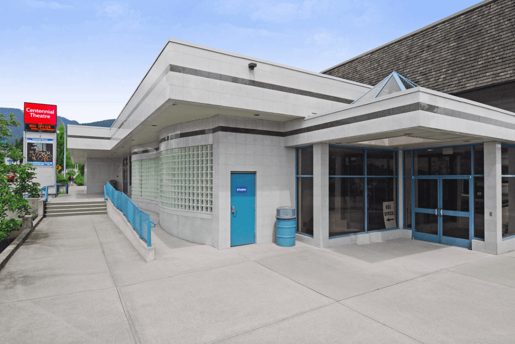 Front Community Centre Main Entrance Centennial Theatre North Vancouver