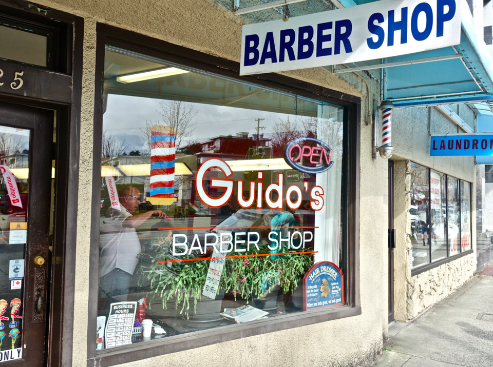 Guidos Barber Shop Mens Boys Haircuts Beard Trim Central Lonsdale Avenue North Vancouver