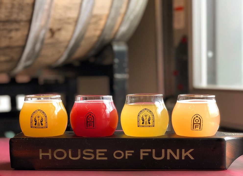 House of Funk Brewing Beer Flights