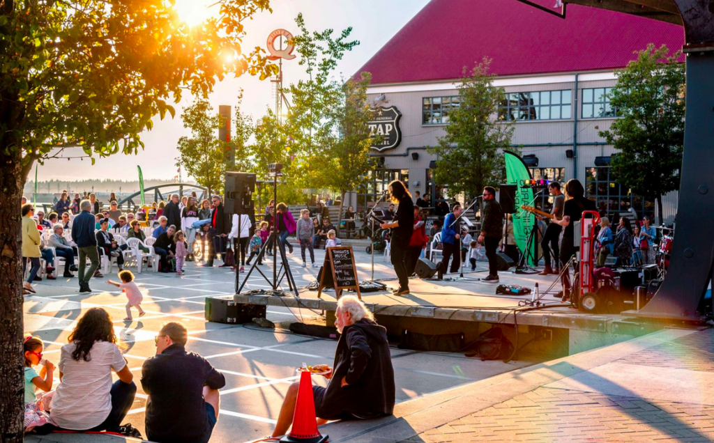 Shipyards Night Market North Vancouver Bands Live Music Main Stage