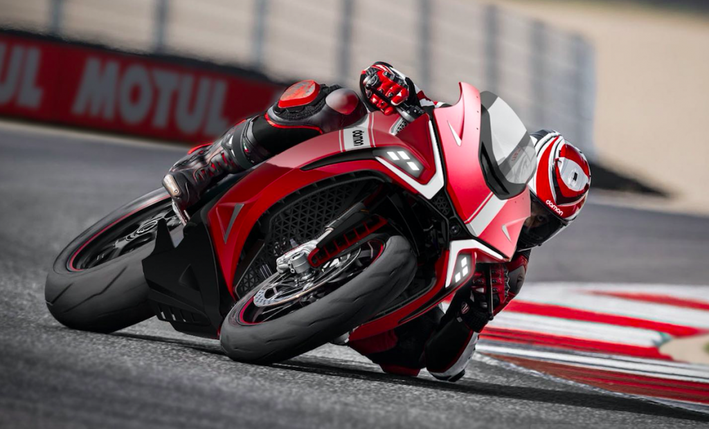 Damon Motorcycles Electric Hypersport Track Racing