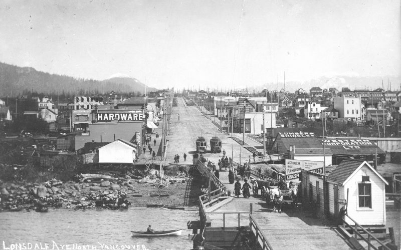 NVMA North Vancouver Museum Archives Lower Lonsdale Shipyards North Vancouver Dock Ferry