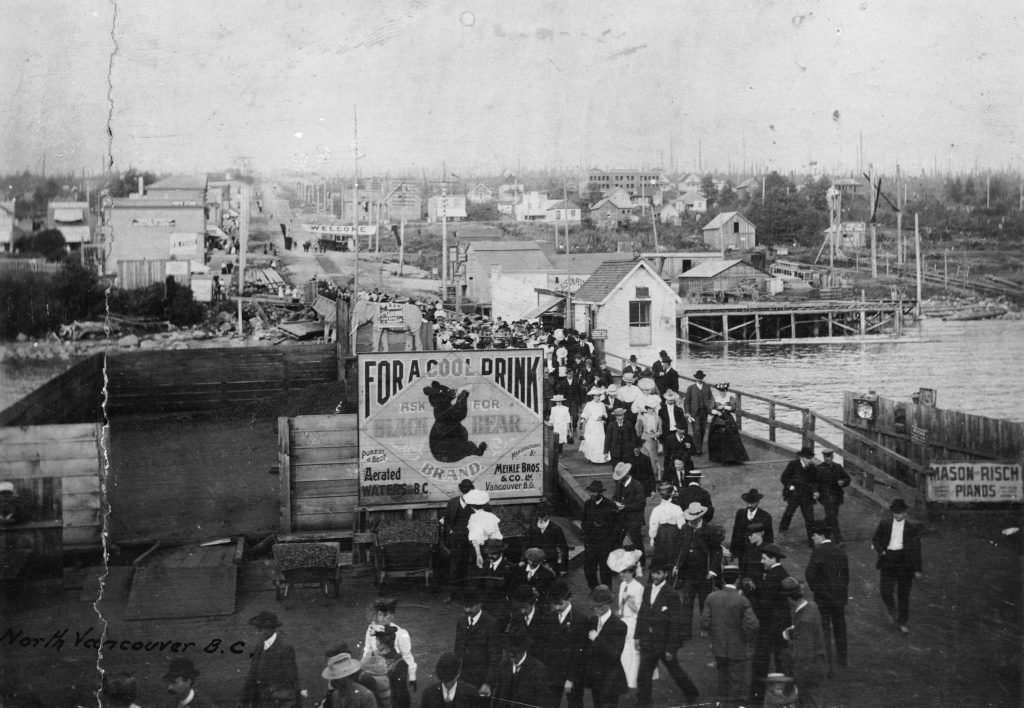 NVMA North Vancouver Museum Archives Lower Lonsdale Shipyards North Vancouver Ferry Dock