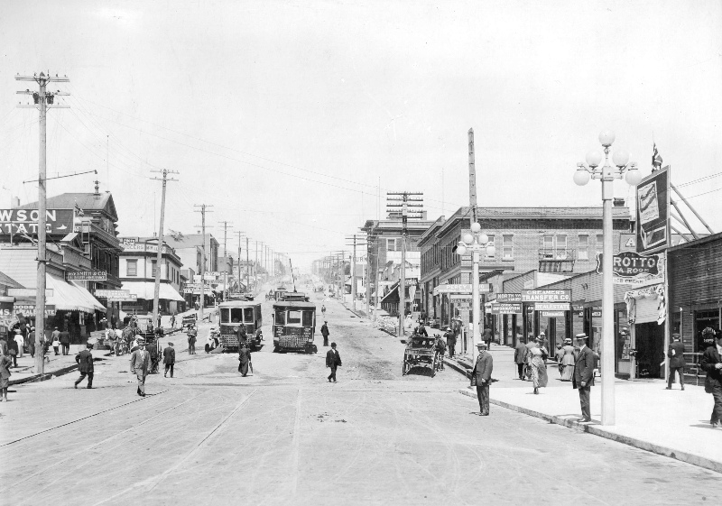 NVMA North Vancouver Museum Archives Lower Lonsdale Shipyards North Vancouver