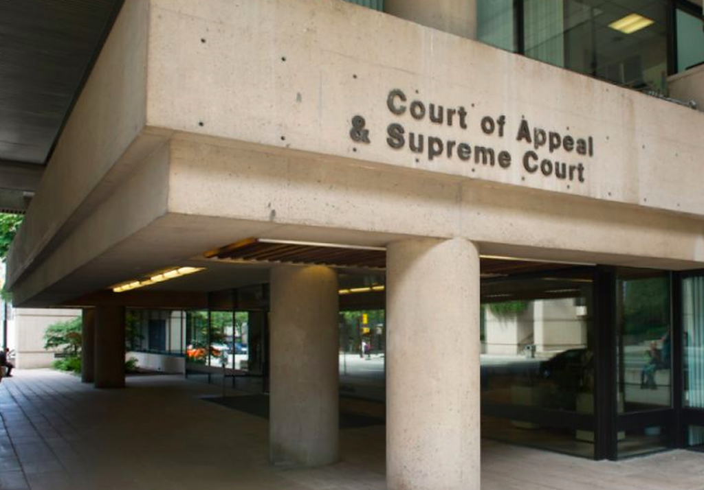 BC Supreme Court of Appeal British Columbia Canada Building