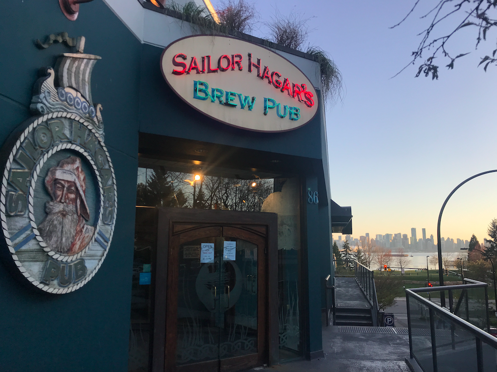 Sailor Hagar's Brew Pub Lower Lonsdale Shipyards North Vancouver British Columbia Canada