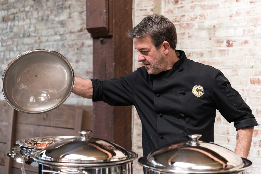 Chef Louis Gervais Working