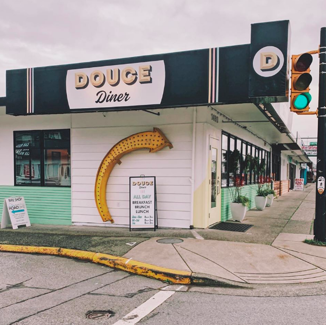 Douce Diner North Vancouver Storefront