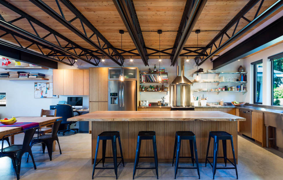 Naikoon Contracting North Vancouver Rustic Kitchen