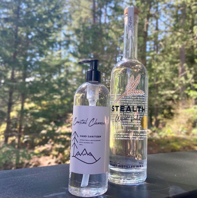 Stealth Vodka Distilleries Craft Made Hand Sanitizer