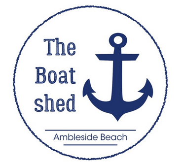 Logo The Boatshed Ambleside Beach Cafe Restaurant West Vancouver British Columbia Canada