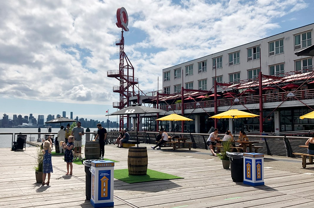 The Garden Beer Market Cates Deck Lower Lonsdale Shipyards North Vancouver