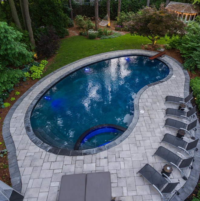 Pool Deck Calumma Creative Landscapes Deep Cove North Vancouver British Columbia Canada