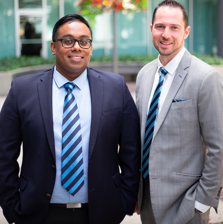 Realtors Leo Savino and Girish Hewawasam