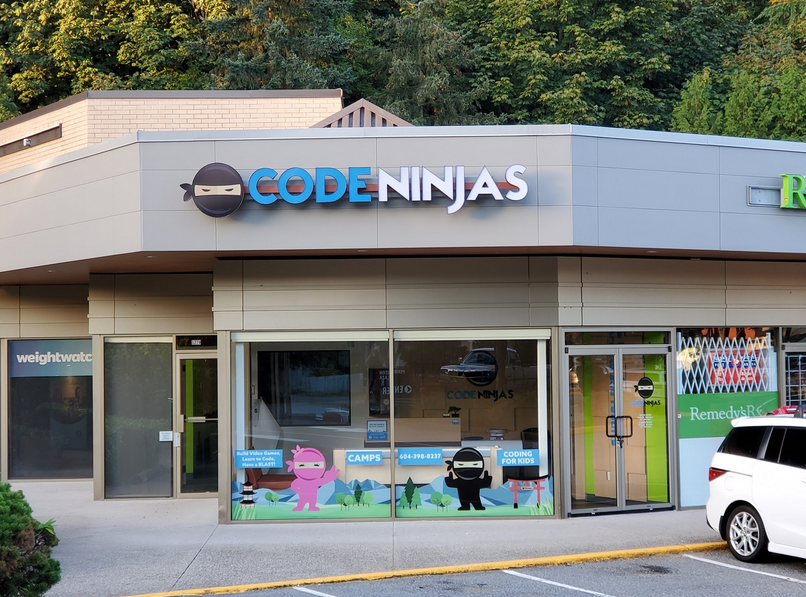 Storefront Code Ninjas Video Game Design Coding Kids North Vancouver British Columbia Canada