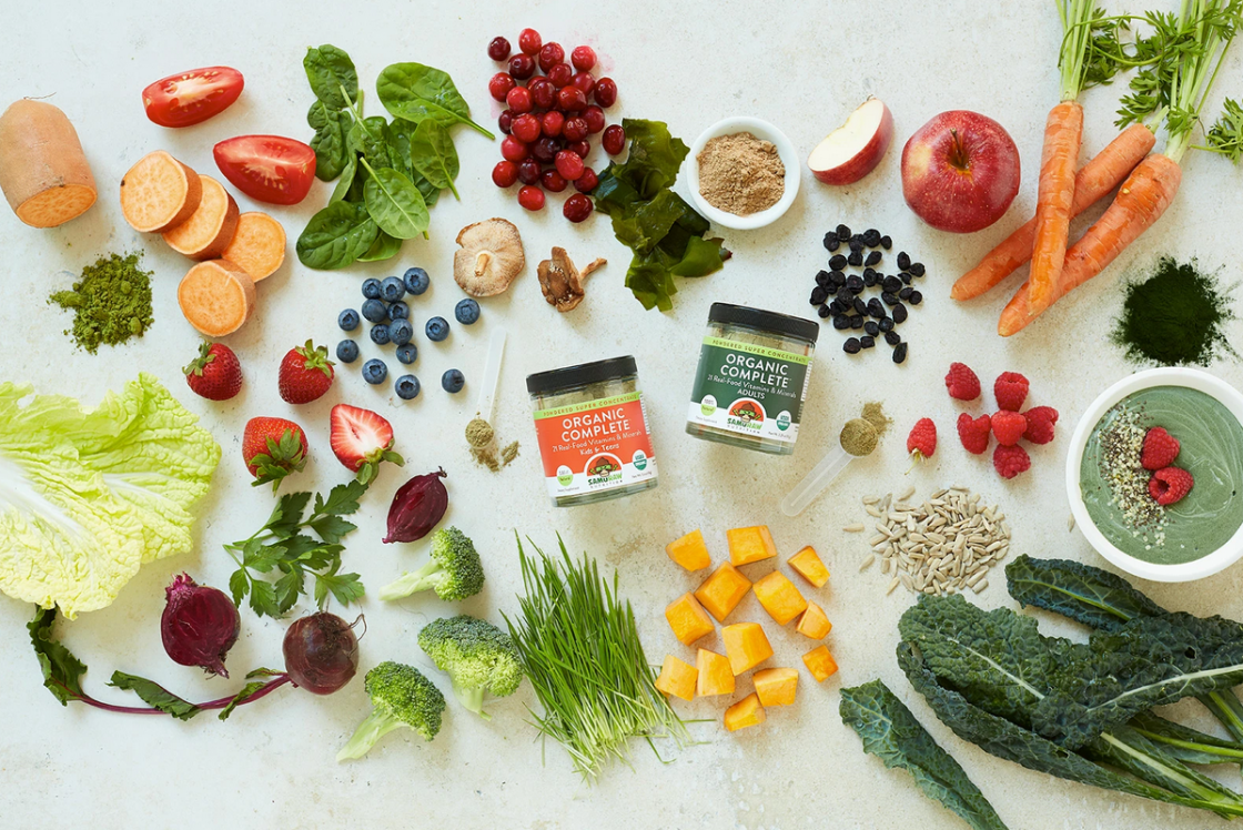 Buy Samuraw Organic Complete Greens Supplement Online Canada Multi Vitamin Mineral Probiotic