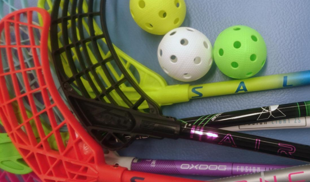 floorball stick ball net equipment