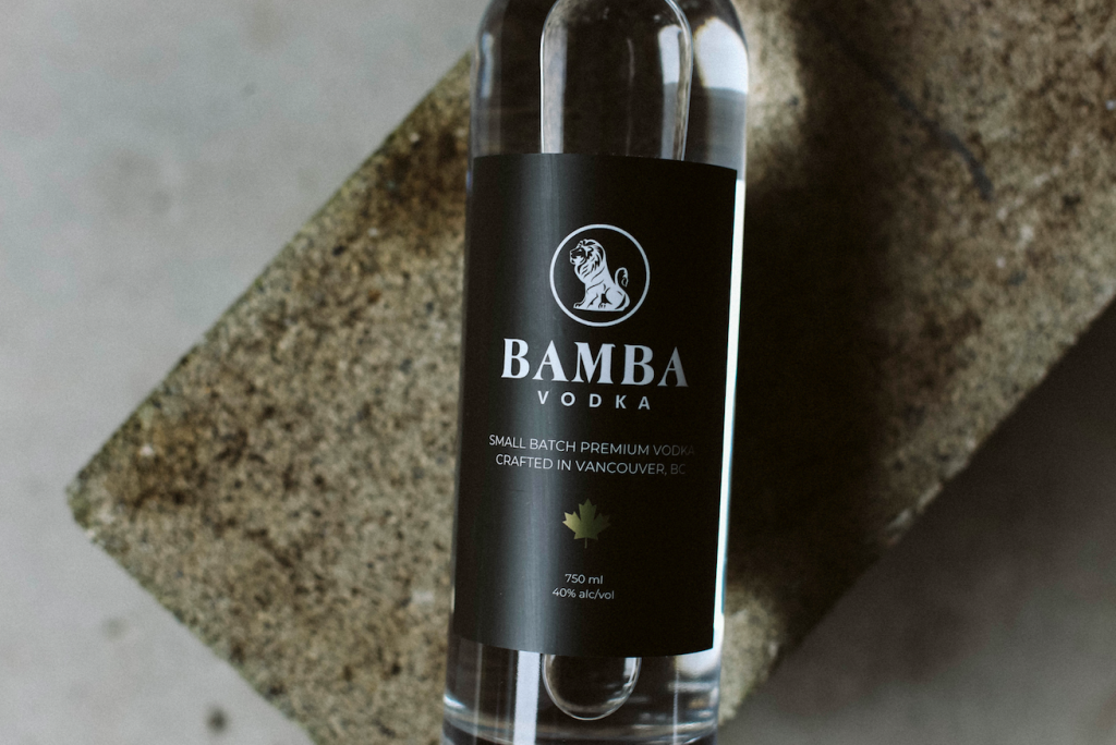 Bamba Craft Vodka Locally Made in North Vancouver British Columbia Canada with 100 Percent Organic Corn 43876