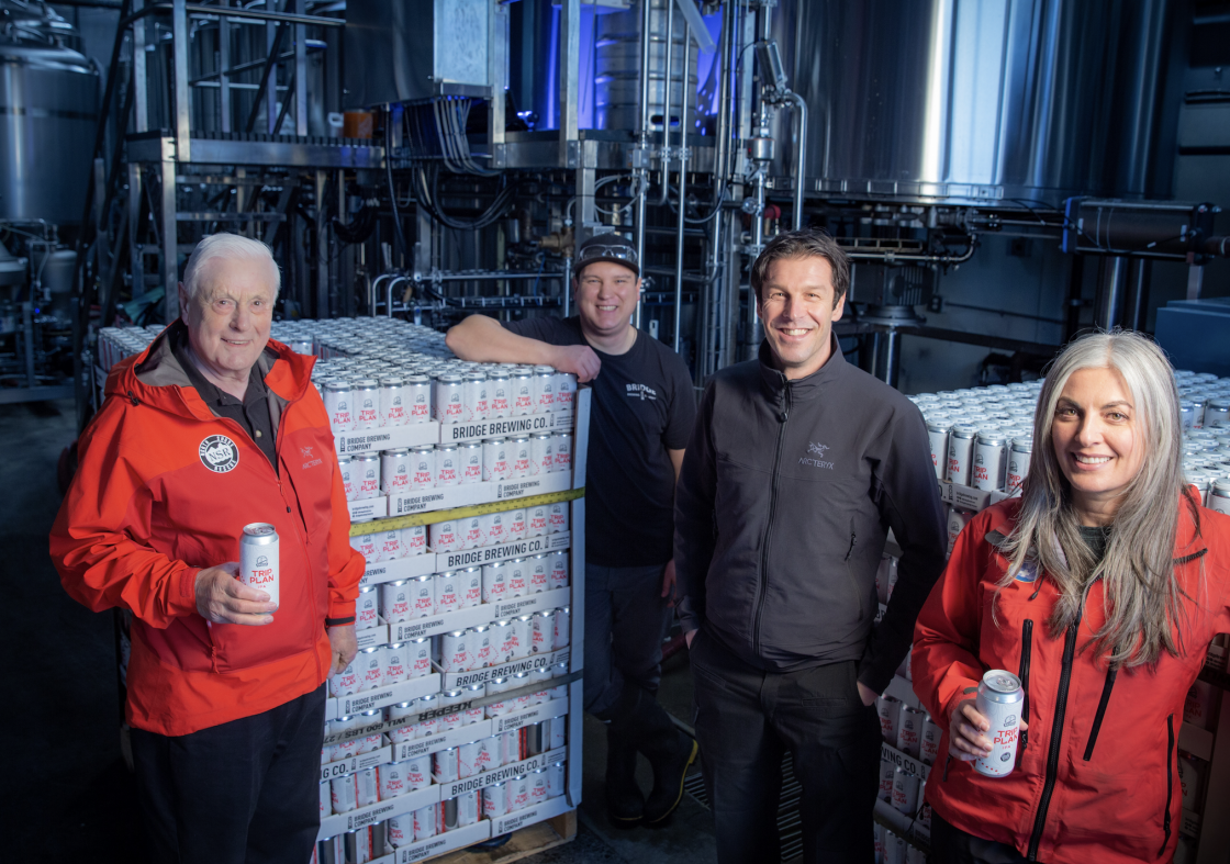 Bridge Brewing Launches Trip Plan IPA Craft Beer to Support North Shore Rescue NSR in Vancouver British Columbia Canada