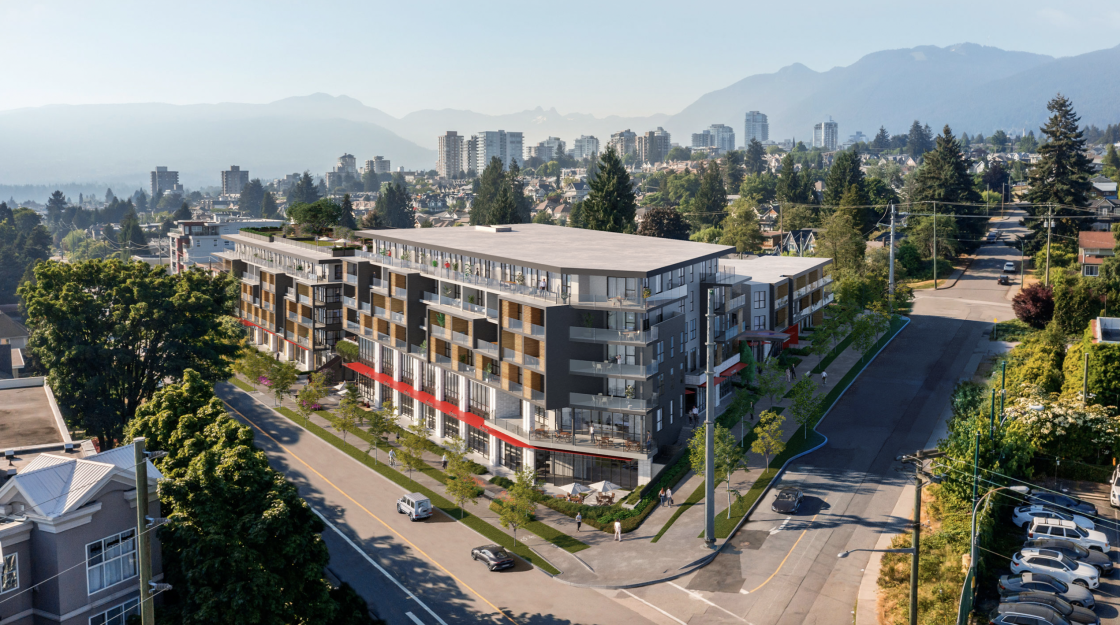 Innova Residences Real Estate Development with Condos and Townhomes for Sale near Lower Lonsdale and Moodyville in North Vancouver British Columbia Canada