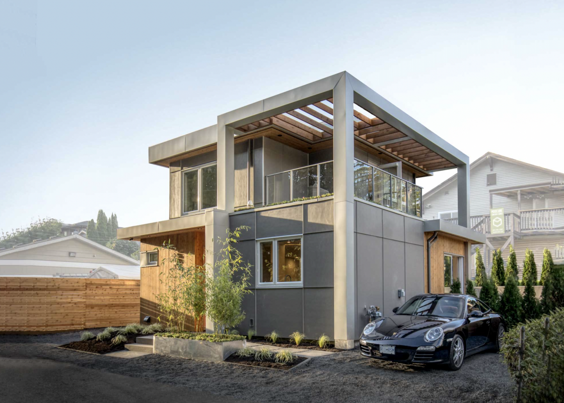 Synthesis Design ModCube Modular Laneway Coach Houses in North Vancouver British Columbia Canada