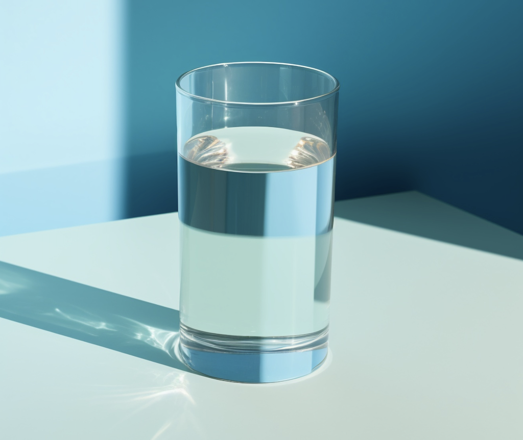 clear glass of water