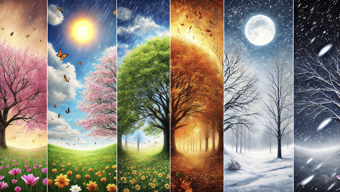 Every Day is the Same Embrace the Natural Cycles of Life on Earth Weather Seasons Sun Moon