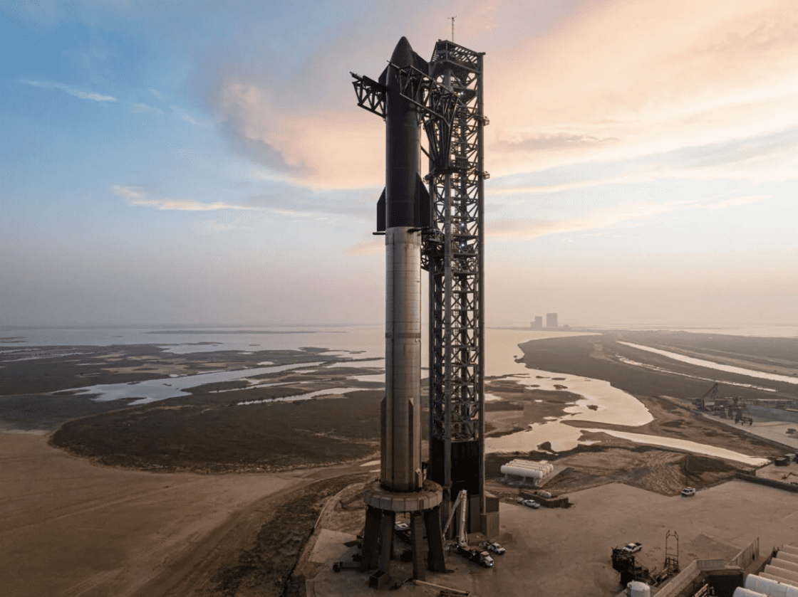 elon musk spacex launches and captures starship the worlds heaviest rocket in a historic feat