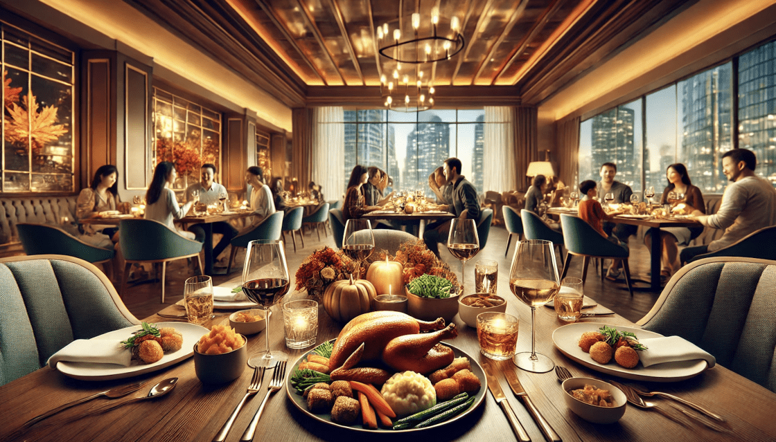 thanksgiving promotions at pinnacle hotels and restaurants group in vancouver british columbia canada